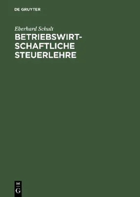 Produktbild von Betriebswirtschaftliche Steuerlehre