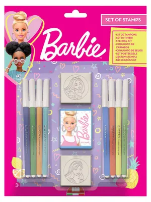 Produktbild von Multiprint Barbie Stamp Set, 11dlg.