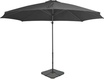 Image de The Living Store Parasol avec pied Anthracite