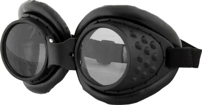 Produktbild von Steampunk Fliegerbrille schwarz