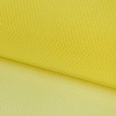 Produktbild von Faschingsstoff Meterware Tüll Glitzertüll gelb Glitzer 1,5m