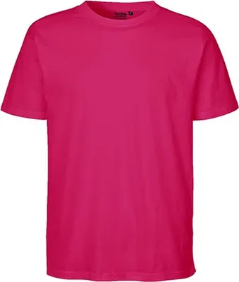 Produktbild von Neutral O60002 | Herren  Regular T-Shirt - Farbe: Pink - Größe: S