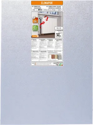 Produktbild von Climapor Dämmplatte alu Hitze-Kälte-Stop - 02 Platten (=ca. 1 qm)