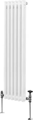 Produktbild von Traditioneller 2-Spalten-Heizkörper - 1500 x 292 mm - Weiß
