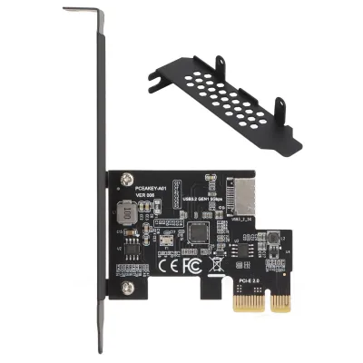 Obrázok produktu pre PCI E riser karta USB3.2, keramické kondenzátory, dvojitá ochrana, vysoká prenosová rýchlosť, PCI E na typ E riser karta pre PC