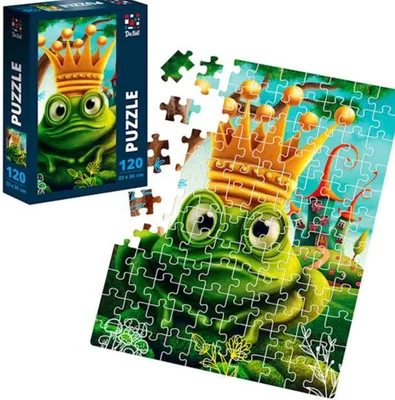 Image de Puzzle de 120 pièces. Prince Grenouille
