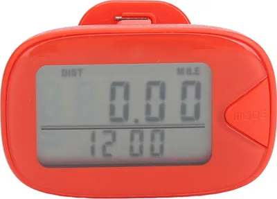 Produktbild von Wanderer -Schrittzähler Großes Digital Display Multifunktionales leichtes Genauigkeitsspeicher Schrittzähler für Männer Frauen rot