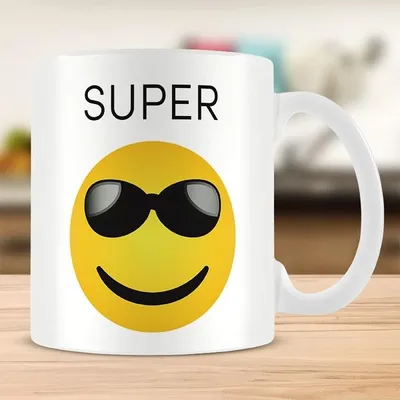 Produktbild von Keramikbecher EMOJI Super 350ml
