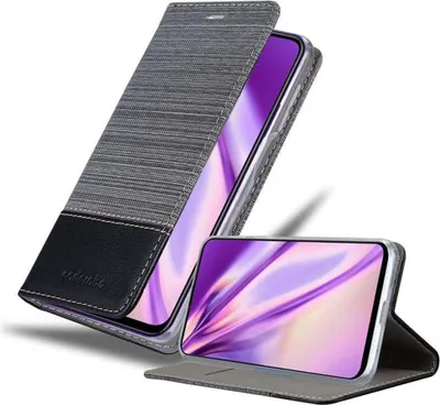 Produktbild von Cadorabo Hülle für Honor 9X PRO Schutzhülle in Grau Handy Hülle Etui Book Case Cover