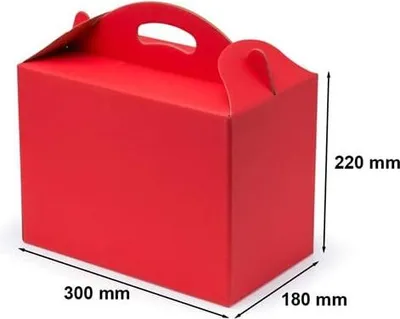 Obrázek produktu pro Box s rukojetí F217 300 x 180 x 220 mm, červený