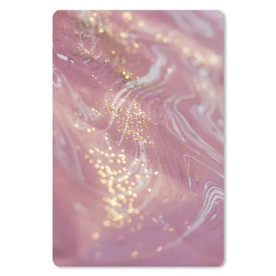Obrázek produktu pro Podložka pod myš - Mramor - Třpytky - Růžová - 18x27cm - Podložka pod myš