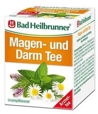 Zdjęcie produktu dla Bad Heilbrunner Herbata na żołądek i jelita, 8 torebek filtracyjnych