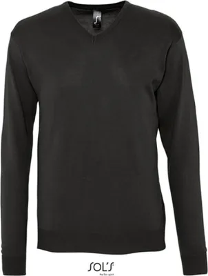 Produktbild von SOLs 90000 | Mens V Neck Sweater Galaxy - Farbe: Black - Größe: M