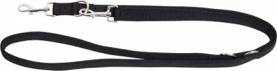 Produktbild von MIAMI PLUS Führleine, schwarz, doppelt 25mm/200cm
