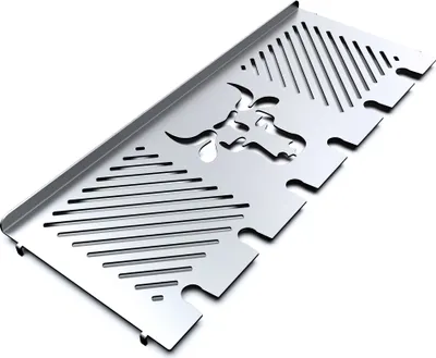 Produktbild von Warmhalterost Edelstahl passend für Jamestown Knox und Maddox 2-Brenner Gasgrill, Größe:2-Brenner Flach Bulle