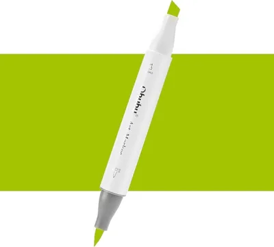 Zdjęcie produktu dla OHUHU dwustronny marker alkoholowy Brush & Chisel, GY5 Absinthe
