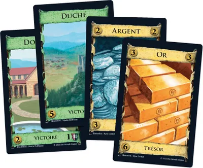 Produktbild von Dominion Basiskarten Nachfüllpack – Asmodee – 5/6 Spieler – Deck Building Spiel