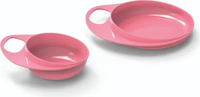 Obrázek produktu pro Nuvita jídelní set misky a talířku Easy Eating, růžový