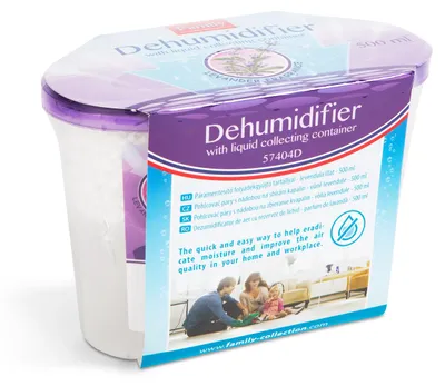 Produktbild von Feuchtigkeitsabsorber für zu Hause mit Lavendelduft – inklusive Feuchtigkeitsmagnetfüllung – Feuchtigkeitsabsorber für den Innenbereich – für Badezimmer, Wohnzimmer oder Schlafzimmer