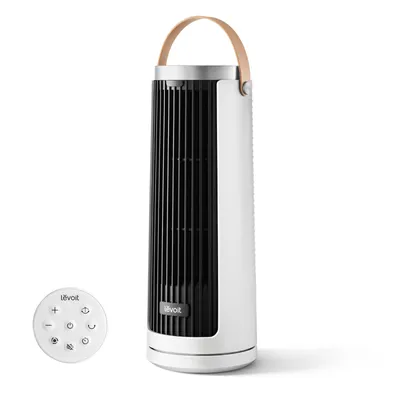 Obrázok produktu pre Levoit LTF-F132B-WEUR, Vertikálny domáci ventilátor, Čierna, Biela, Tabuľka, Podlaha, 20 dB, 90°, 12 h