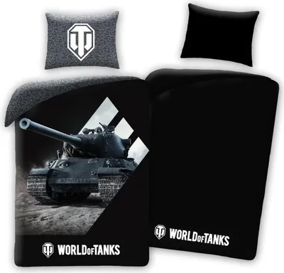 Obrázek produktu pro Halantex 140x200 World of Tanks svítící ve tmě bavlněné dětské povlečení s povlakem na polštář 70x90 Kids 09