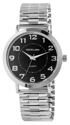 Produktbild von Excellanc Herrenuhr mit Edelstahlzugarmband