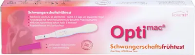 Obrázok produktu pre Test včasného tehotenstva Optimac, 1 ks TES