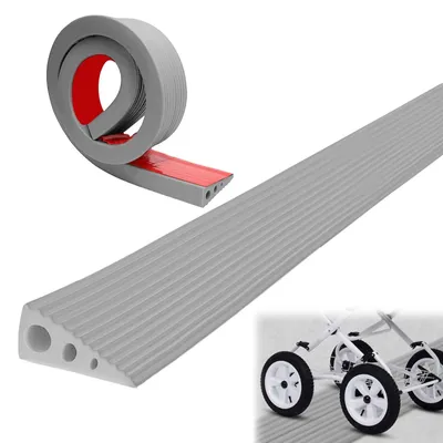 Produktbild von Omgoods – Auffahrrampe aus Gummi für Rollstühle und E-Scooter bis zu 800 kg