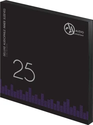 Produktbild von Musikschutz - 25 x 12 Deluxe Audiophile Innenärmel schwarz