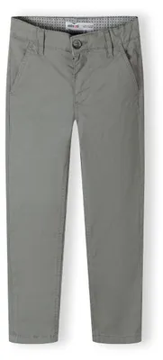 Image de Pantalon chino Minoti en coton, gris, taille 116, pour garçon