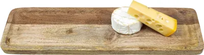 Produktbild von 1.05 Mango Holz Tablett massiv - ca. 61 x 17,5 cm - Kerzen Deko Tablett