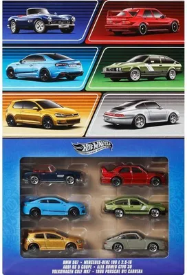 Produktbild von Hot Wheels Multipack Euro Style, 6er Pack, Die-Cast Fahrzeuge 1:64, Ab 3 Jahren, JBY79