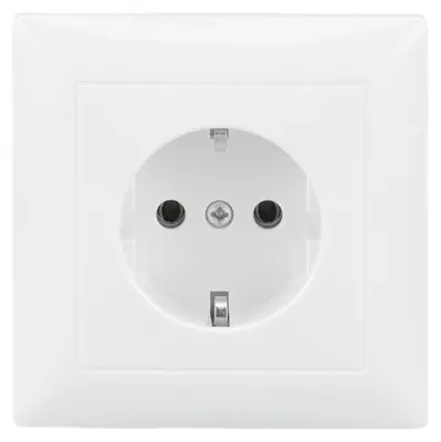 Produktbild von Busch-Jaeger 2011-0-6243, CEE 7/3, Weiß, 250 V, 16 A