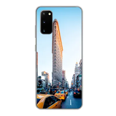 Produktbild von MuchoWow® Handyhülle Schutzhülle Hülle für Samsung Galaxy S20 Starker Verkehr rund um das Flatiron Building Silikon Softcase Handy Hülle - Bild