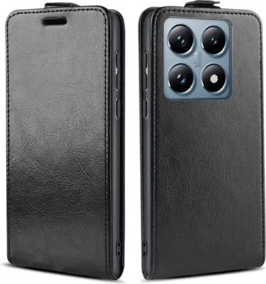 Produktbild von Handy Hülle für Xiaomi 14T Pro Magnet Cover Case Klapphülle Schutzhülle Farbe: Schwarz