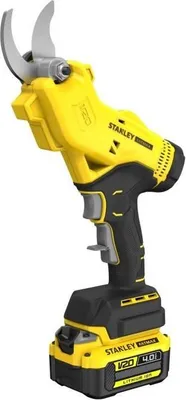 Image de Sécateur Électrique sans fil Stanley Fatmax, 18V, Coupe 32mm, Batterie 4Ah, Chargeur Inclus