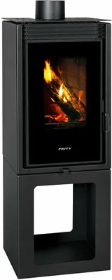 Image de EEK A - Poêle avec grande vitre frontale - Prity PMV-TV - 11 kw