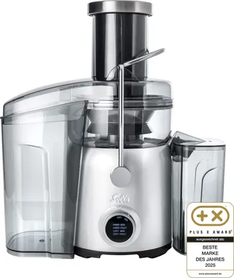 Produktbild von Solis Entsafter, Saftpresse, 1200 W, 3 Stufen, Saftbehälter, 16.000 U/min