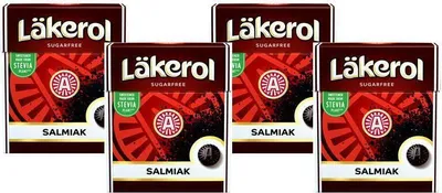 Produktbild von 10 x Läkerol Salmiak 4er 100g
