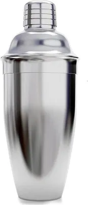 Image de Acier inoxydable Cocktail Shaker Martini Mixer Set 750 ML avec passoire