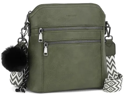 Produktbild von TANTOMI Umhängetasche Damen Mittelgroß, Crossbody Bags Handtasche Damen mit Viel