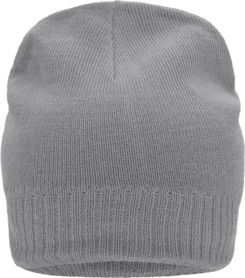 Produktbild von Strickmütze mit Fleece Einsatz im Stirnbereich light-grey-melange, Gr. one size