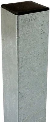 Produktbild von Plus Stahlpfosten feuerverzinkt 8 x 8 x 186 cm - für Einbetonieren