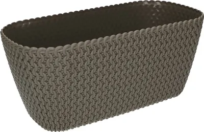 Produktbild von KOTARBAU® Blumenkasten Steingrau 300mm Oval für Balkon und Moderne Innenräume