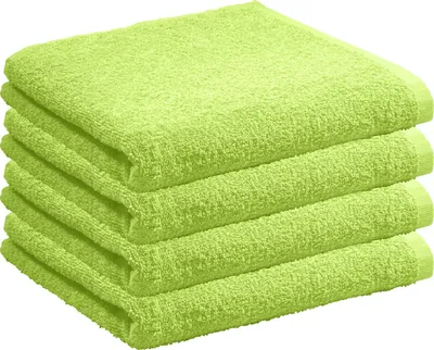 Produktbild von REDBEST Duschtuch Oceanside" 4er-Pack apfelgrün 70x140 cm"