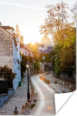 Produktbild von MuchoWow® Poster Paris - Sonne - Frankreich 40x60 cm - Plakate für die Wand - Poster Babyzimmer