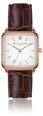 Productafbeelding van Amelia Parker_Watches_AD7-S088R_Brown croco