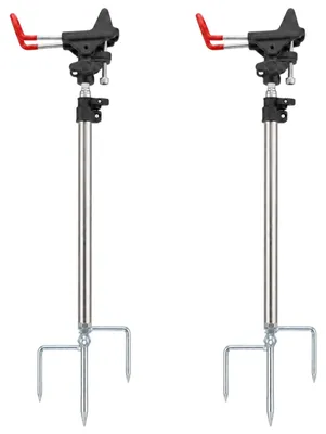 Productafbeelding van Hengelhouder, 2 stuks, verstelbaar 61-88 cm, drievoudige houderkop 15 cm