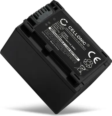 Produktbild von CELLONIC 1x Akku für Kamera Kompatibel mit Sony FDR-AX33, HDR-CX250, HDR-CX270, NP-FV70 - (1500mAh, 7.4V)