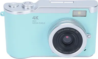 Immagine prodotto di Fotocamera digitale per fotografia, 1080P, 48 MP, display HD da 2,4 pollici, zoom elettronico 8x, video, verde